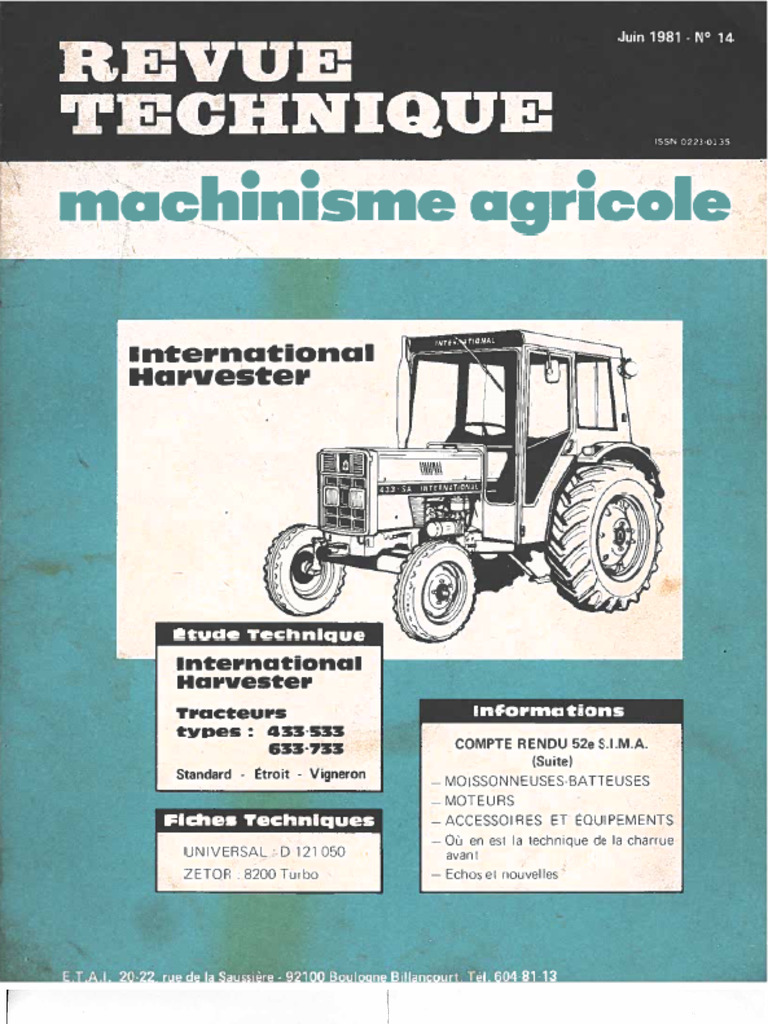 Ihc Spurstange 433 533 633 733 In Rheinland-Pfalz - Wallhalben - Foto 11