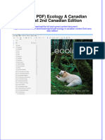 Original PDF Ecology A Canadian Context 2nd Canadian Edition PDF