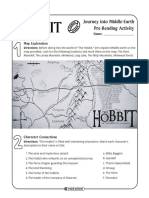 Hobbit: Journey Into Middle-Earth Pre-Reading Activity