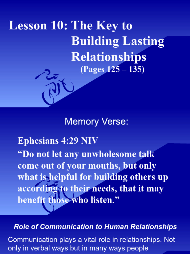 Lesson 10 Pdf Communication Human Communication