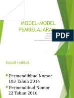 Model Model Pembelajaran