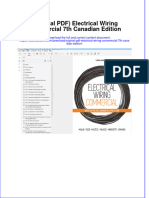 Original PDF Electrical Wiring Commercial 7th Canadian Edition PDF