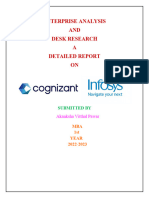 Enterprise Analysis AND Desk Research A Detailed Report ON: Akanksha Vitthal Pawar