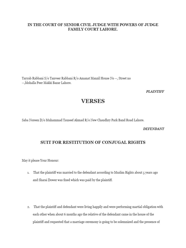 suit-for-restitution-of-conjugal-rights-pdf-lawsuit-common-law