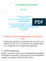 Electrical Engineering Materials (Em) 1