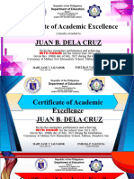 Certificates