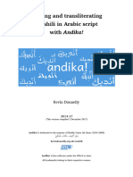 Writing and Transliterating Swahili in Arabic Script With - Kevin Donnelly - 2017 - Anna's Archive