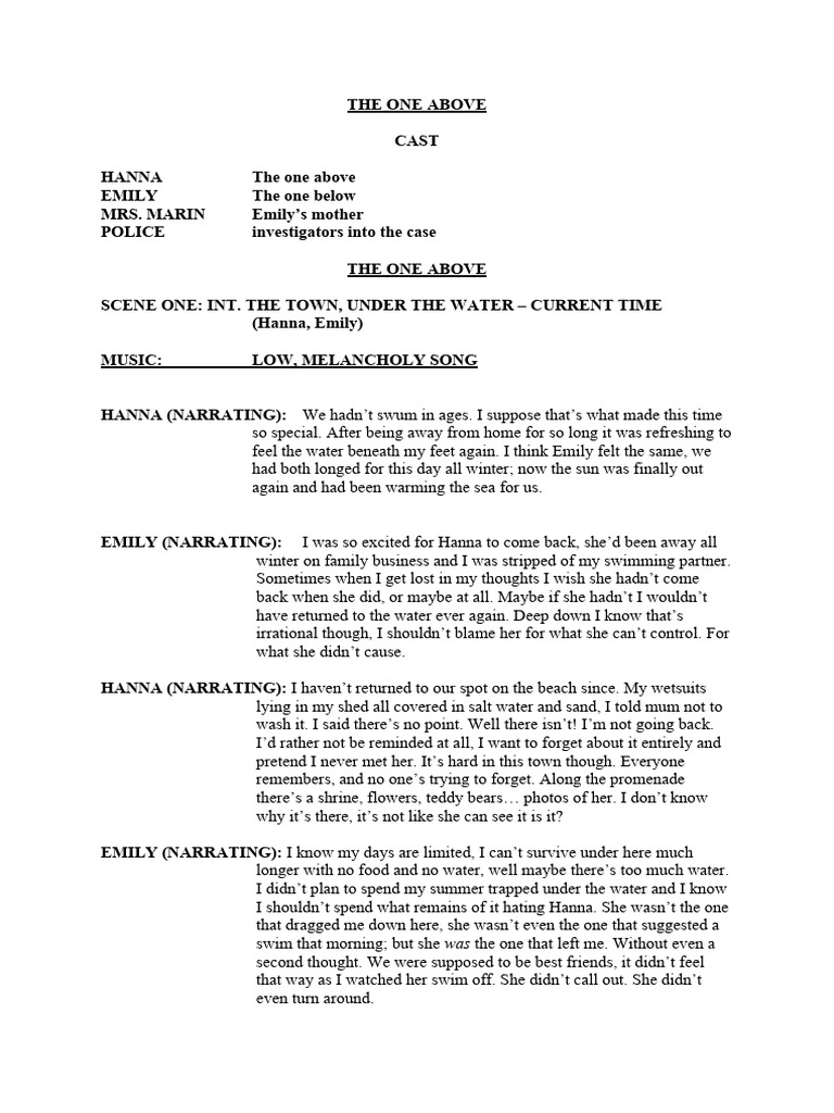 Audio Drama Script | PDF