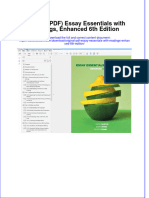 Original PDF Essay Essentials With Readings Enhanced 6th Edition PDF