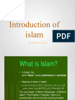 Introduction of Islam