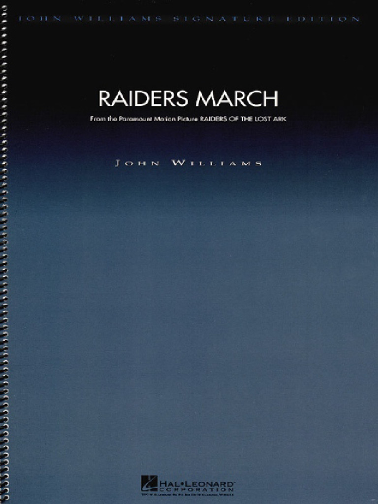 Raiders March Sheet Music Collection | PDF | Aerophones | Woodwind
