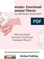 Systemic-Functional Grammar Theory Final