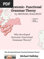 Systemic-Functional Grammar Theory Final