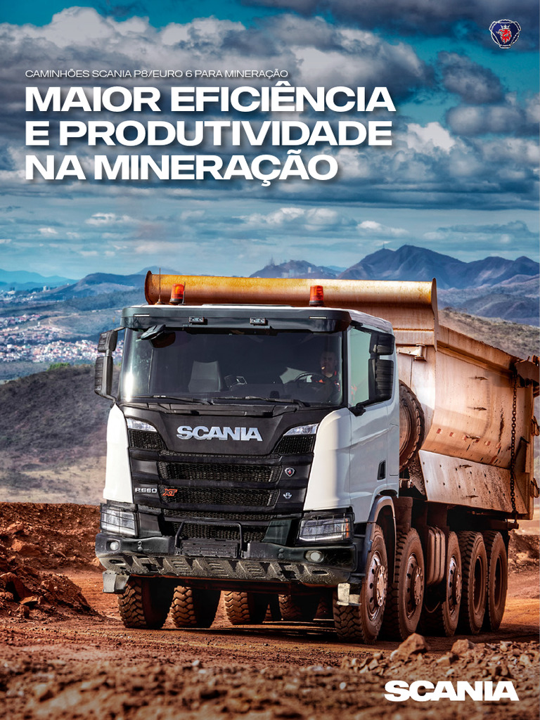 Caminhões Scania P8/EURO 6 para Mineração | PDF