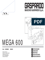 Spare Parts Gaspardo MEGA 600 (2009-05^G19530951^IT-EN-DE-FR-ES)