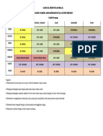 Jadual Bertugas Bilal Terkini (Bulanan)