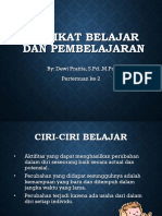 Materi Pertemuan Ke 1 (Konsep Belajar Dan Pembelajaran)