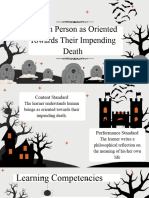 Lesson 6-Human Person As Oriented Towards Their Impending Death