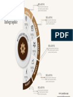 82.PowerPoint 5 Sections Circular Infographic