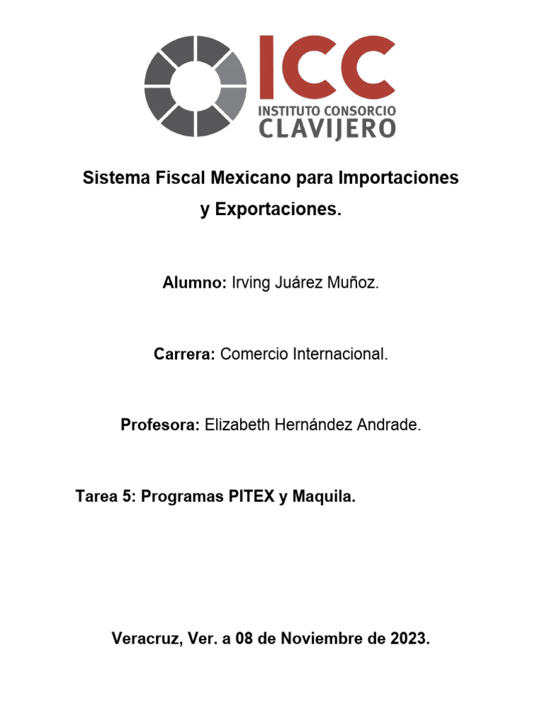 Programas PITEX y Maquila en México | PDF