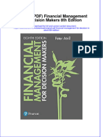 Original PDF Financial Management For Decision Makers 8th Edition