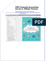 Original PDF Financial Accounting 12th Edition by C William Thomas PDF