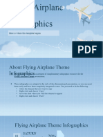 Flying Airplane Theme Infographics by Slidesgo