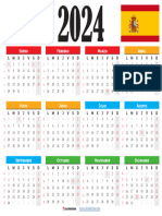 Calendario 2024 PDF Espana