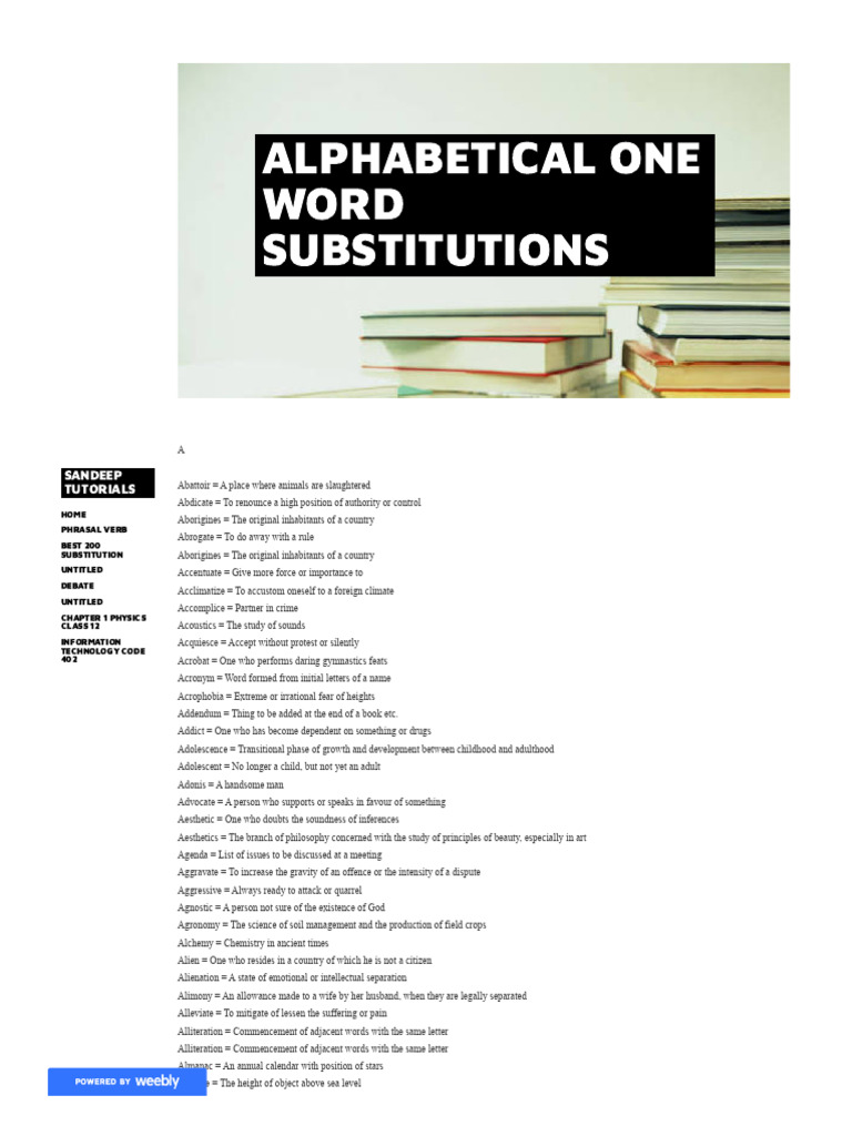 Sandeep Tutorials Weebly Com Alphabetical Substitutions HTML | PDF