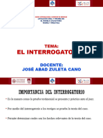 Interrogatorio y Contrainterrogatorio - Perú 2020