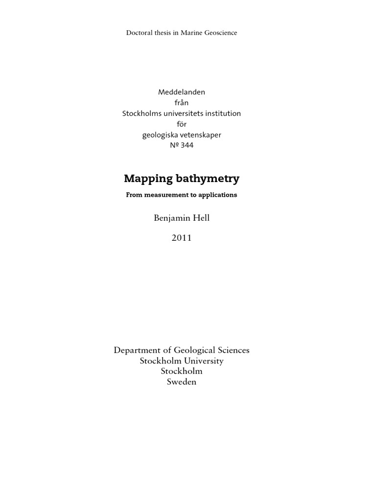 FULLTEXT01 | PDF | Oceanography | Earth Sciences