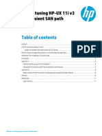 Guidelines For Tuning HP-UX 11i v3 To Handle Transient SAN Path Failures - White Paper