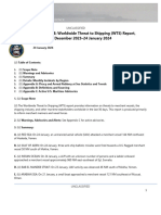 U.S. Navy Office of Naval Intelligence Worldwide Threat To Shipping (WTS) Report, 27 December 2023 - 24 January 2024