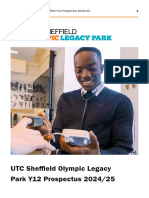 UTC Sheffield Olympic Legacy Park Printable Y12 Prospectus 2024 25