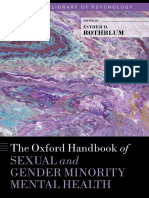 (Oxford Library of Psychology) Esther D. Rothblum (Editor) - The Oxford Handbook of Sexual and Gender Minority Mental Health-Oxford University Press (2020)