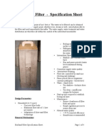 Appendices To Manual A - BioSand Filter Specification Sheet 160 LB