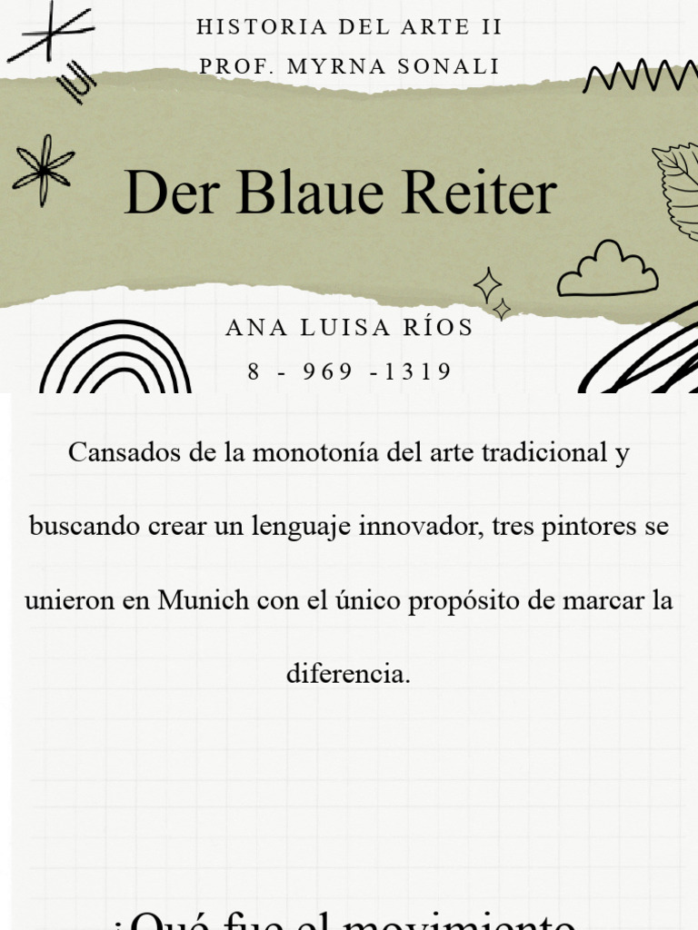 ARIOS Der Blaue Reiter | PDF | Wassily Kandinsky | Arte abstracto