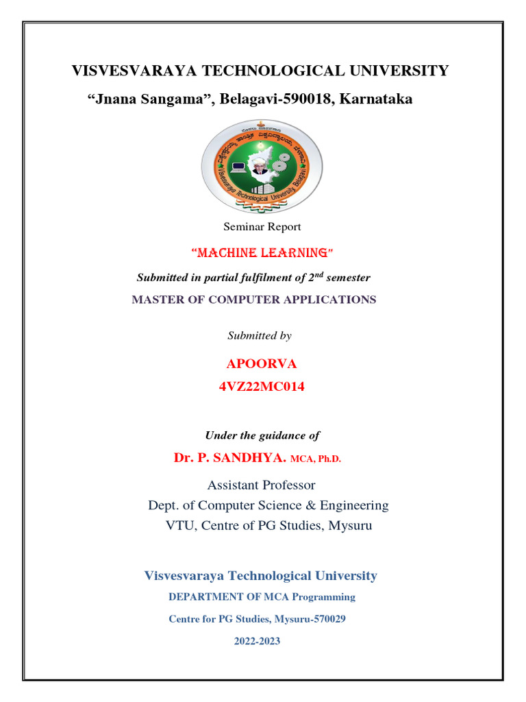 Machine Learning Pdf