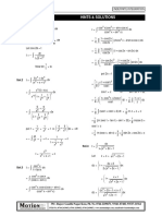 Exercise - 4 Motion Solution