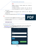 Online Application Manuel