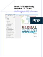 Original PDF Global Marketing Management 7th Edition PDF