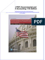 Original PDF Governmental and Nonprofit Accounting 11th Edition PDF