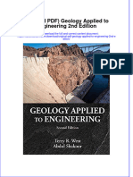 Original PDF Geology Applied To Engineering 2nd Edition PDF