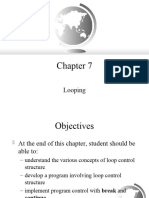 Chapter 7 - Looping