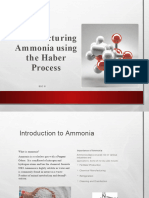 Manufacturing Ammonia Using The Haber Process: BSC Ill
