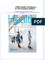Original PDF Health The Basics Seventh 7th Canadian Edition PDF