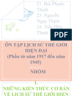 Bài 18 Ôn Tập Lịch Sử Thế Giới Hiện Đại (Phần Từ Năm 1917 Đến Năm 1945)