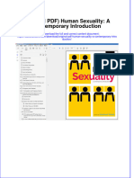 Original PDF Human Sexuality A Contemporary Introduction PDF