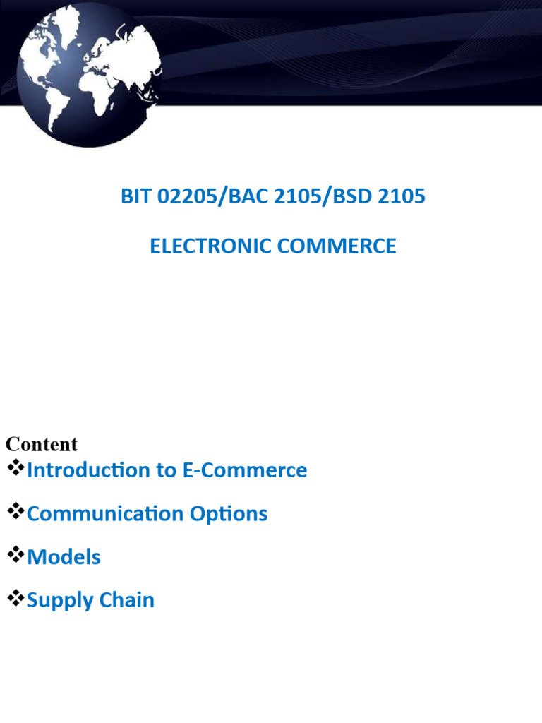 Chapter 1 Object Oriented Programming | PDF | E Commerce | Supply Chain