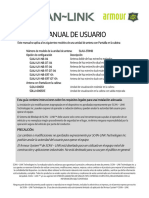 Scan Link Armour Single Antenna Users Manual Rev 12.3 Can - Us - Mex Spanish
